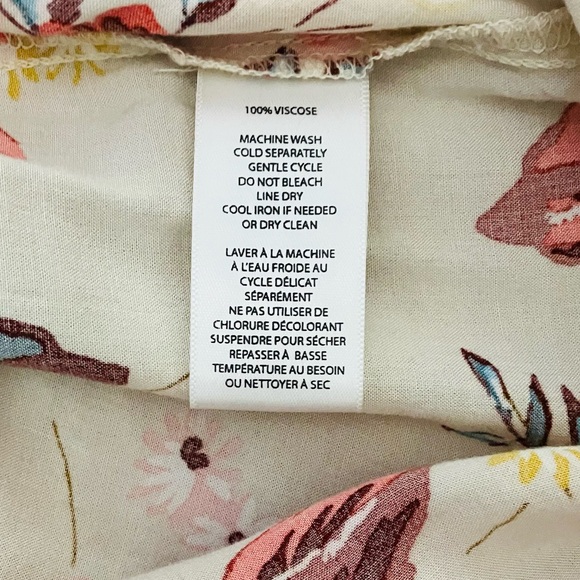 Floral long blouse/short dress - Picture 4 of 4